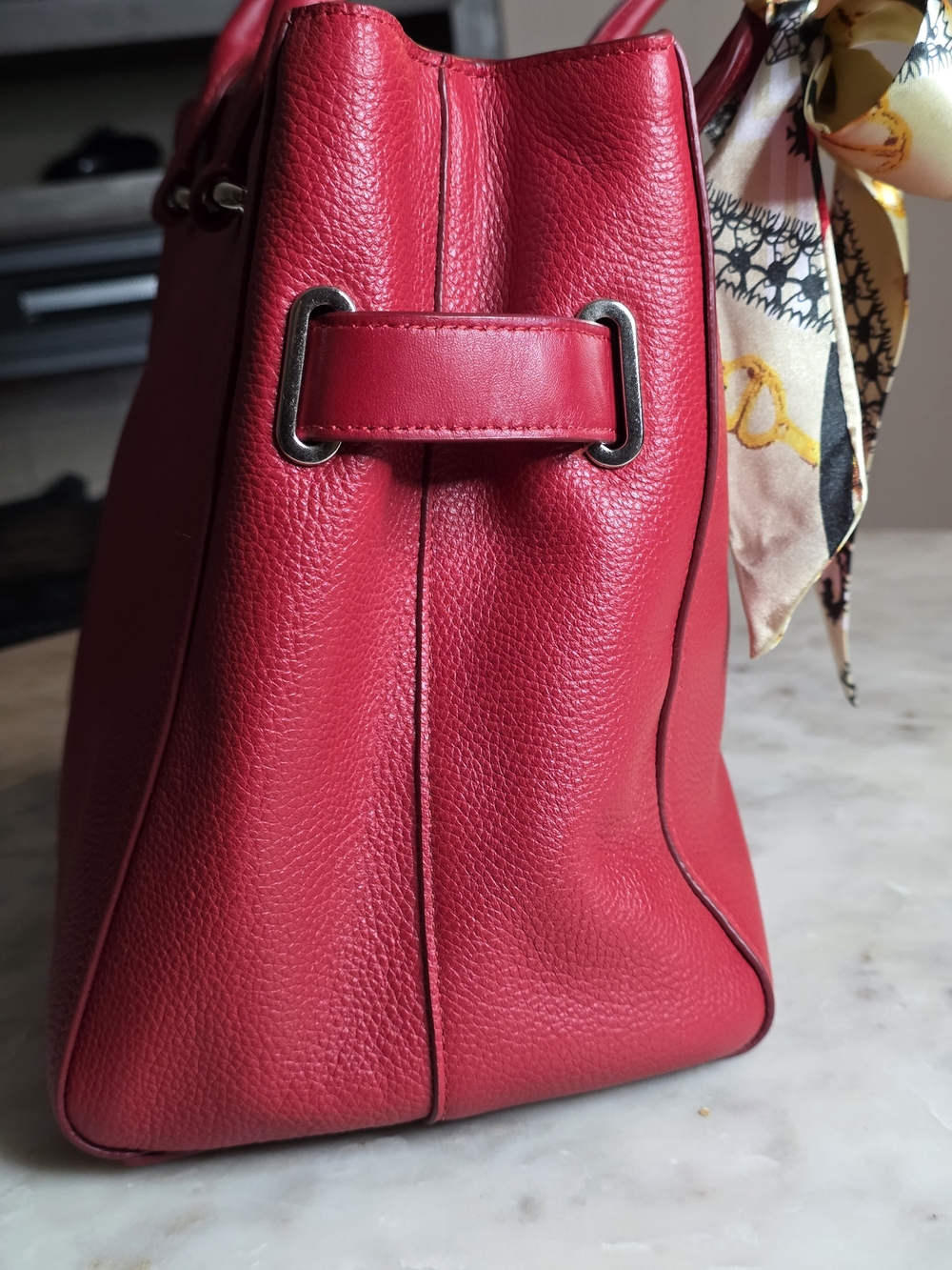 Authentic Coach Red Swagger Caryall With Dustbag & Cards - Picture 4 of 16